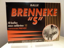 BALLE BRENNEKE SERIE ''S'' CALIBRE 12