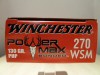 WINCHESTER CALIBRE 270WSM POWER MAX 130 GRAINS