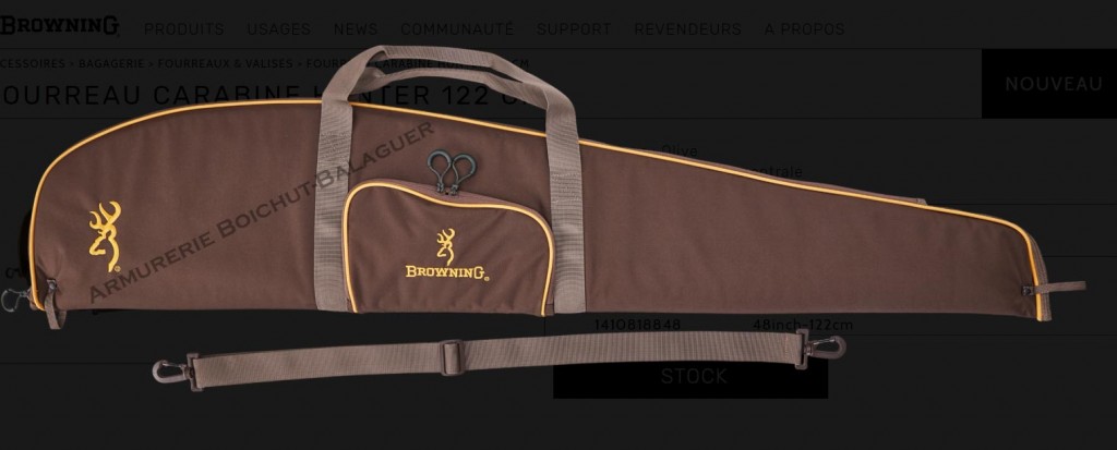 FOURREAU BROWNING HUNTER CARABINE - Accessoires de Chasse ...