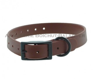 COLLIER CANIHUNT CTECH BOUCLE DOUBLE MARRON