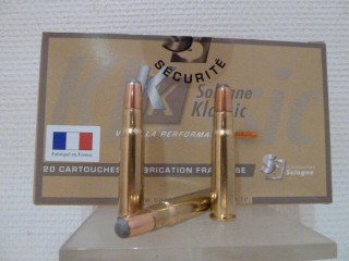 BOITE DE 20 CARTOUCHES SOLOGNE CALIBRE 356 WINCHESTER  200GR