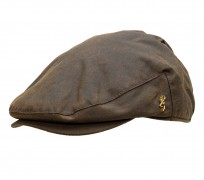 CASQUETTE BROWNING  BALMORAL WAX MARRON