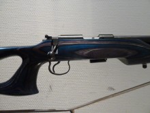 CZ MODELE 455 THUMBHOLE BLEU CALIBRE 22LR