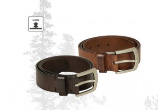 CEINTURE CUIR MARRON COGNAC  DEERHUNTER