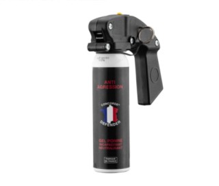 EXTINCTEUR DE DEFENSE CONCORDE GEL POIVRE 100ML