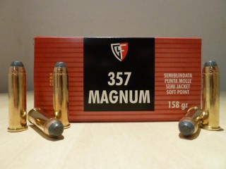 FIOCCHI 357 MAGNUM  158GR SJSP