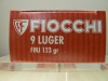 FIOCCHI 9 LUGER 124 GR FMJ
