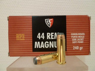 FIOCCHI CALIBRE 44MAGNUM SOFT POINT 240gr