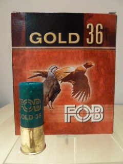 CARTOUCHE FOB GOLD 36  PLOMB N°1