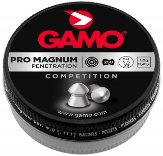 BOITE DE 250 PLOMBS GAMO PRO MAGNUM CALIBRE 5.5MM