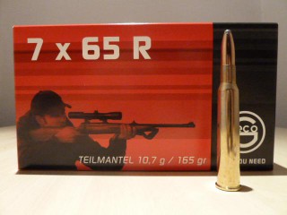 GECO CALIBRE 7X65R 1/2 Blindée 10,7G 165GR