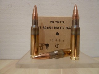 CARTOUCHE GGG CALIBRE 308W 147 GR FMJ