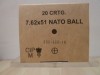 CARTOUCHE GGG CALIBRE 308W 147 GR FMJ