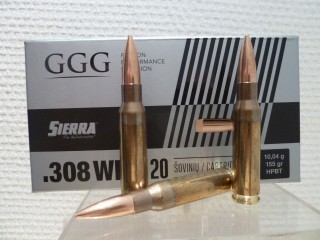 CARTOUCHE GGG CALIBRE 308W 155 GRAINS