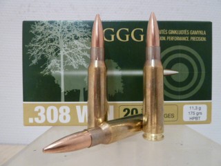 CARTOUCHE GGG CALIBRE 308W HPBT 175 GRS