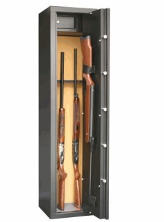 ARMOIRE FORTE 7 ARMES (LUNETTES + COFFRE INTÉRIEUR) SENTINEL INFAC SAFE