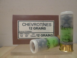 BOITE DE 10 CHEVROTINES JOCKER 12 GRAINS