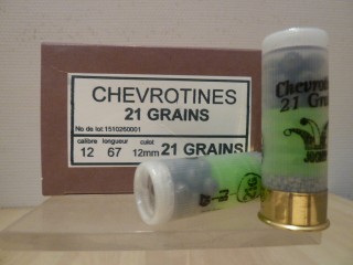 BOITE DE 10 CHEVROTINES JOCKER 21 GRAINS