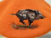 BERET BASQUE LOVERGREEN ORANGE SANGLIER