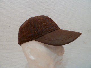 CASQUETTE TWEED BASEBALL LOVERGREEN