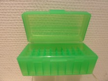 BOITE DE RANGEMENT MTM CALIBRE .38 - 357 MAG