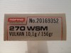 NORMA 270 WSM VULKAN 10.1G 156GR