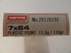 NORMA CALIBRE 7x64 POINTE PLASTIQUE 11G 170GR