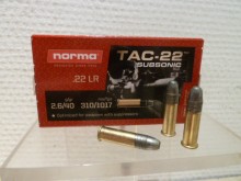 NORMA TAC-22 SUBSONIC CALIBRE 22LR
