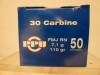 CARTOUCHE PARTIZAN CALIBRE 30 M1 110GR FMJ