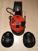 CASQUE PELTOR SPORTTAC ROUGE / NOIR