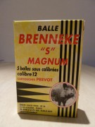 BALLE BRENNEKE SERIE ''S'' 12 MAGNUM