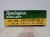 REMINGTON CALIBRE 30-06 180GR CORE-LOKT PSP