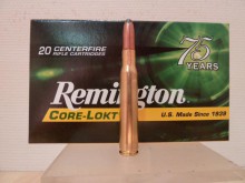 REMINGTON CALIBRE 30-06 220GR CORE-LOKT PSP