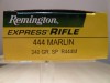 REMINGTON CALIBRE 444 MARLIN 240GR CORE-LOKT PSP