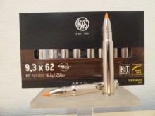 RWS 9,3X62 HIT SHORT RIFLE  16.2GR  250G