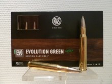 RWS CALIBRE 30-06 EVO GREEN 9G 139GR