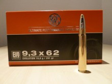 RWS CALIBRE 9,3X62  EVO 18,8G 290GR