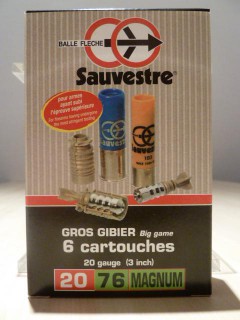 BALLE SAUVESTRE CALIBRE 20/76  MAG