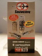 BALLES SAUVESTRE CALIBRE 12/70 MINI MAG