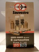 BALLES SAUVESTRE CALIBRE 20/70