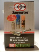 BALLES SAUVESTRE CALIBRE 20/76  MAGNUM