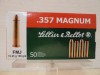 CARTOUCHES SELLIER-BELLOT CALIBRE 357 MAG 158gr FMJ