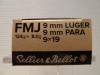 CARTOUCHES SELLIER-BELLOT CALIBRE 9 LUGER 124gr FMJ