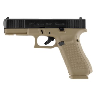 PISTOLET GLOCK 17 GEN5  VERSION COYOTE CAL 9 MM PAK