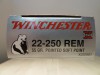 WINCHESTER CALIBRE 22-250 REM  POWER-POINT 55 GRAINS