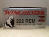 WINCHESTER CALIBRE 222R  50 GRAINS