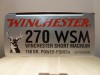 WINCHESTER CALIBRE 270WSM POWER POINT 150 GRAINS