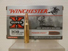 WINCHESTER CALIBRE 308 W POWER-POINT 180 GRS