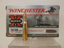 WINCHESTER CALIBRE 308 WIN POWER-POINT 180 GRAINS