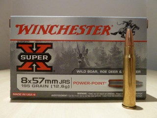 WINCHESTER CALIBRE 8X57JRS POWER-POINT 195GR